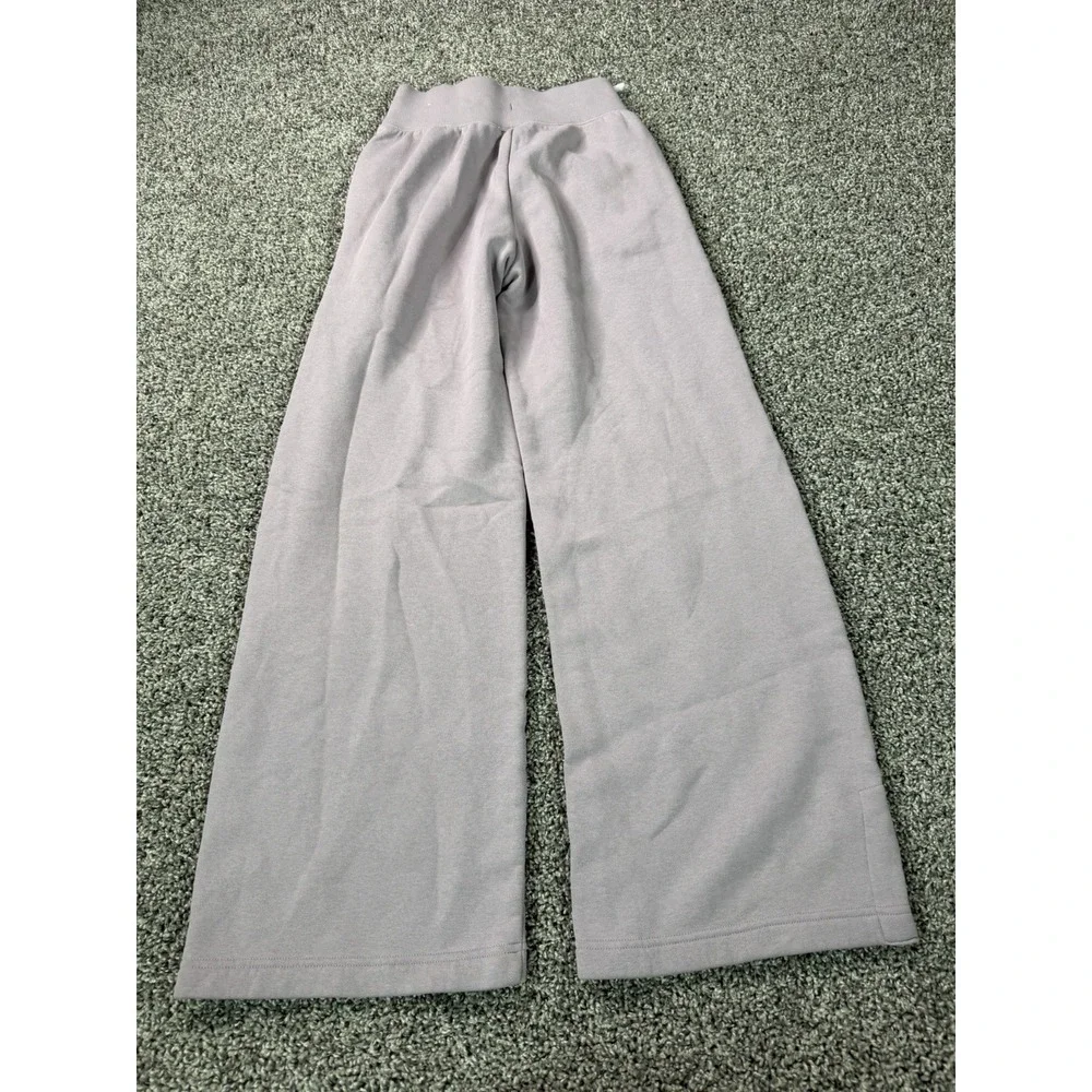 Nike Phoenix Fleece High Waisted Wide Leg Pants Women's Size XS Purple